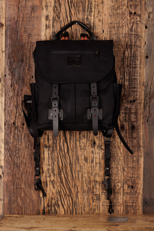 Explorer MoneyMaker Backpack | Canvas and Leather Camera Backpack