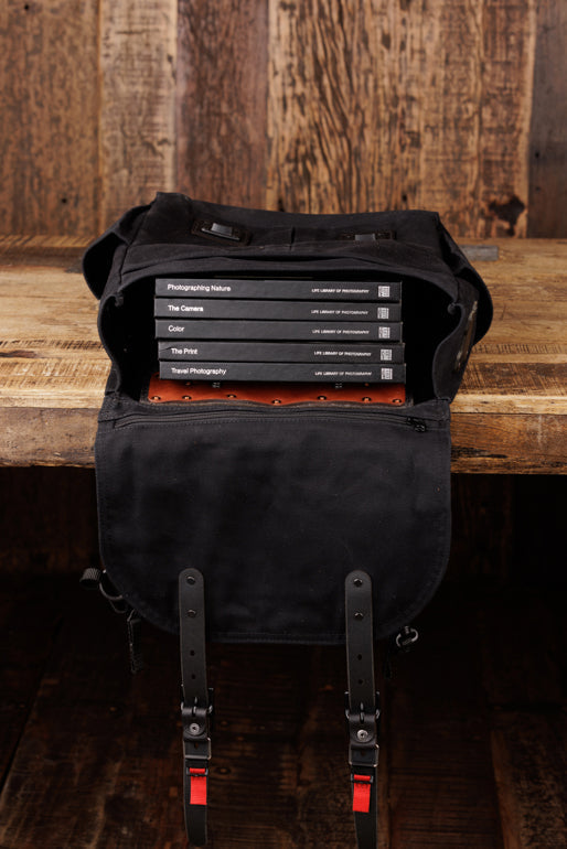 Explorer MoneyMaker Backpack | Canvas and Leather Camera Backpack