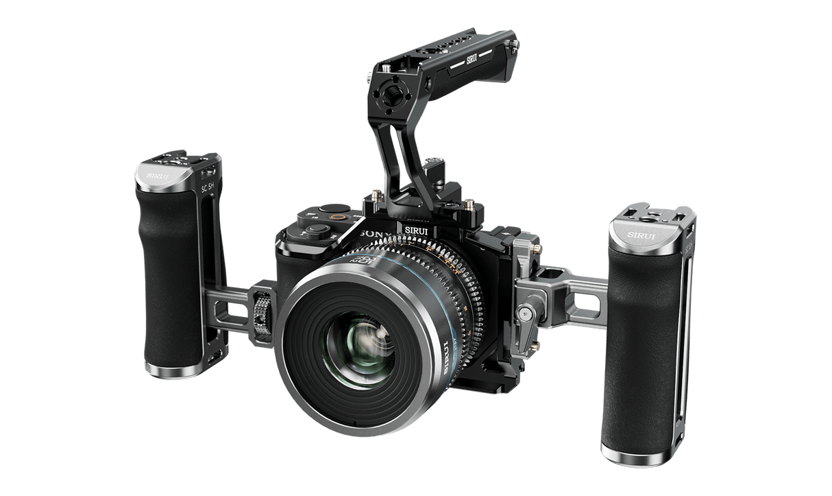 SIRUI Integrated Camera Cage for Sony ZV-E10 with Silicone Handle