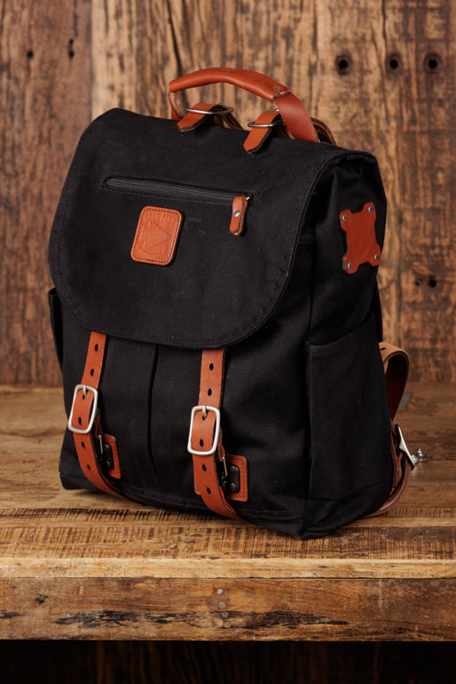 Explorer MoneyMaker Backpack | Canvas and Leather Camera Backpack