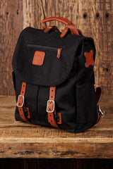 Explorer MoneyMaker Backpack | Canvas and Leather Camera Backpack