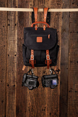 Explorer MoneyMaker Backpack | Canvas and Leather Camera Backpack