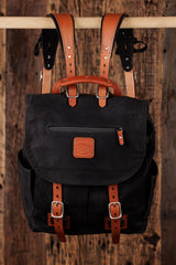 Explorer MoneyMaker Backpack | Canvas and Leather Camera Backpack