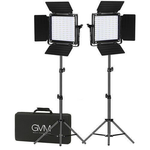 GVM 800D-RGB LED Studio Light Kit