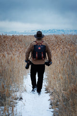 Explorer MoneyMaker Backpack | Canvas and Leather Camera Backpack