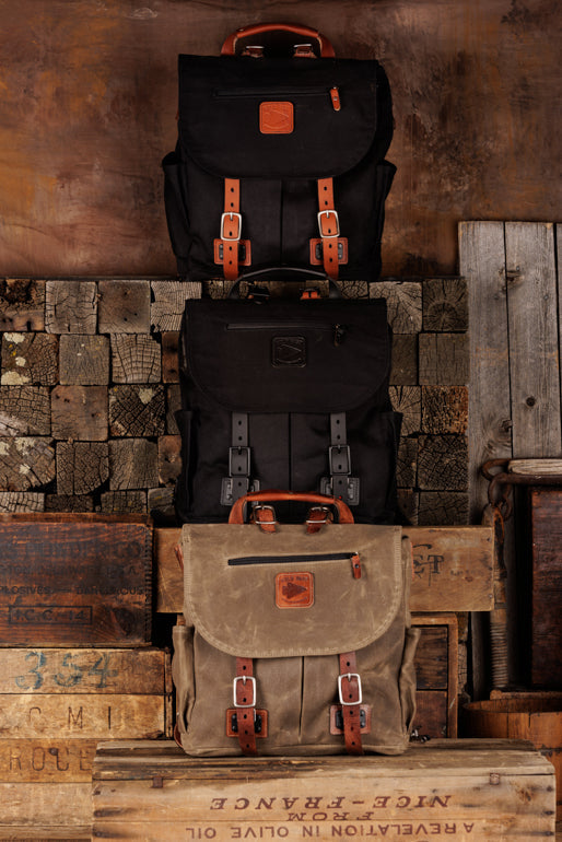 Explorer MoneyMaker Backpack | Canvas and Leather Camera Backpack