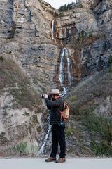 Explorer MoneyMaker Backpack | Canvas and Leather Camera Backpack