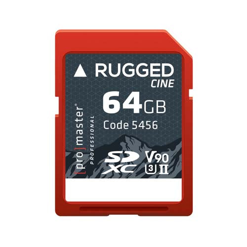 SDXC 64GB Rugged CINE UHS-II