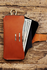 Leather EDC iPhone Wallet