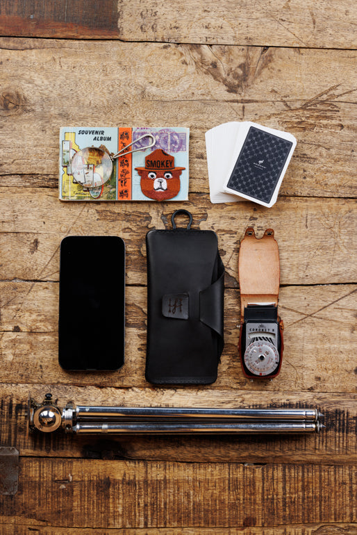 Leather EDC iPhone Wallet