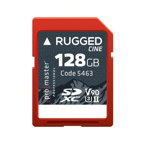 SDXC 128GB Rugged CINE UHS-II