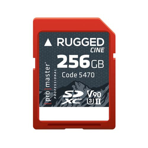 SDXC 256GB Rugged CINE UHS-II