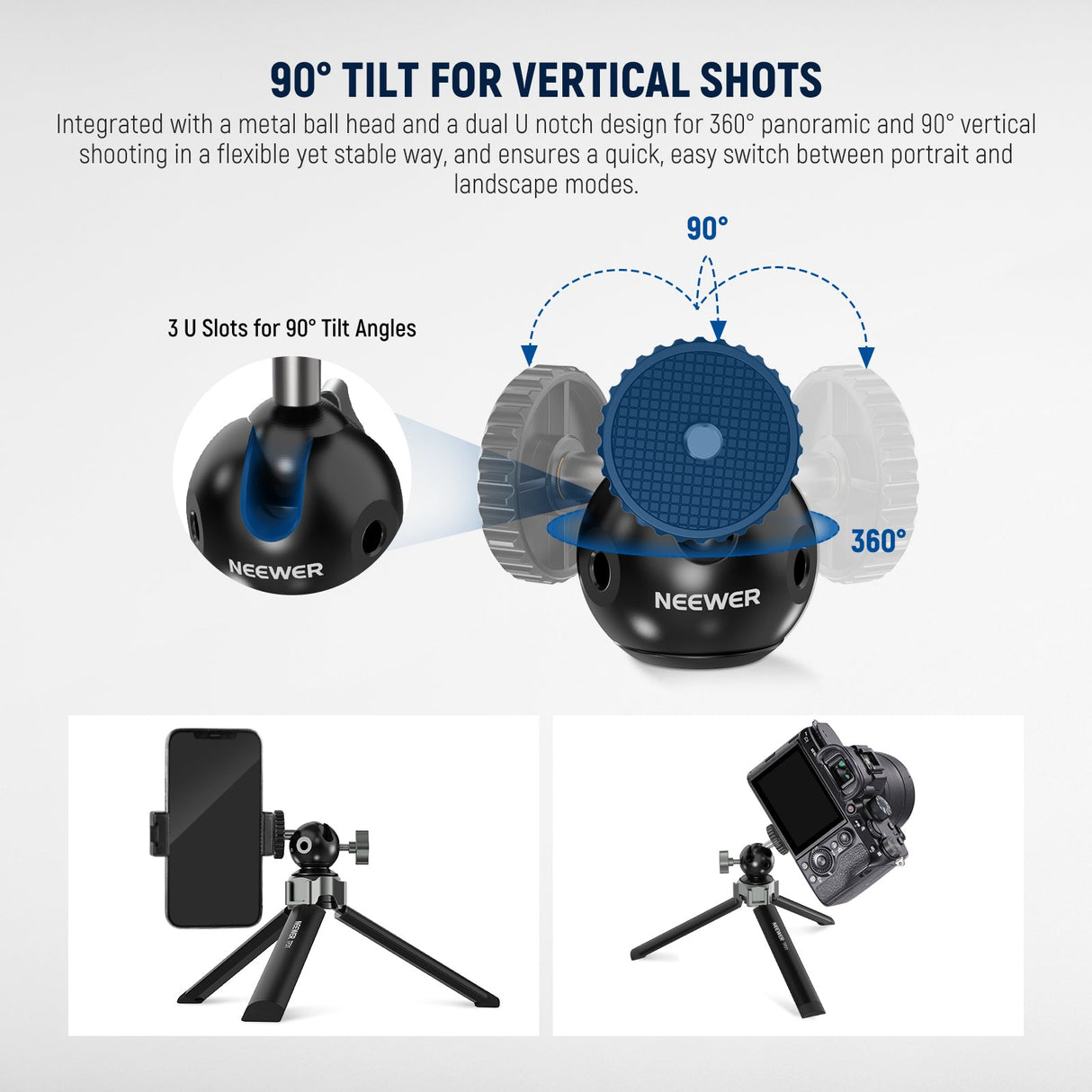 NEEWER TP31 Metal Mini Tripod