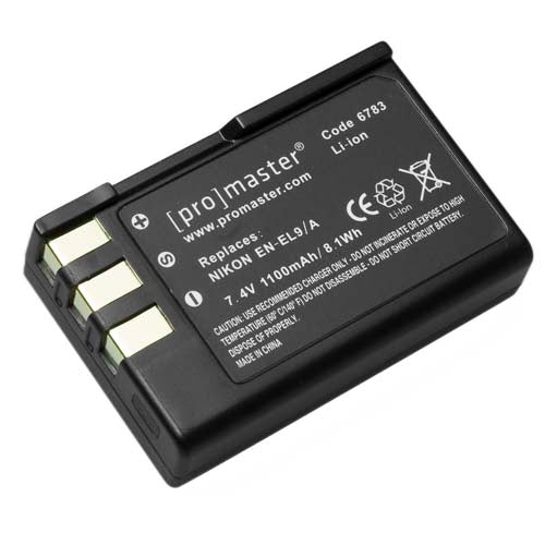 Li-ion Battery for Nikon EN-EL9A