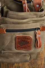 Explorer Lens Quiver | Canvas and Leather Messenger Bag