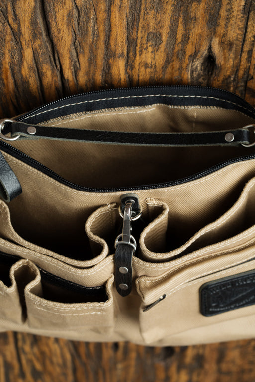 Explorer Lens Quiver | Canvas and Leather Messenger Bag