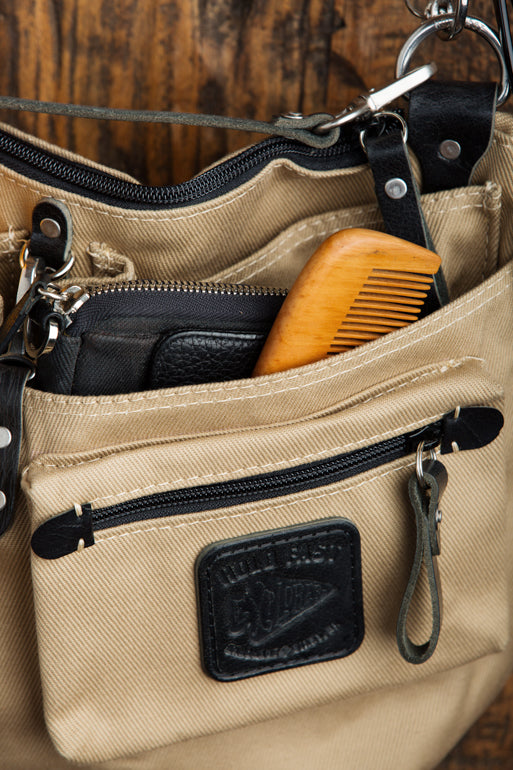 Explorer Lens Quiver | Canvas and Leather Messenger Bag