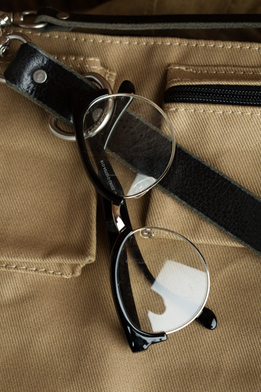 Explorer Lens Quiver | Canvas and Leather Messenger Bag