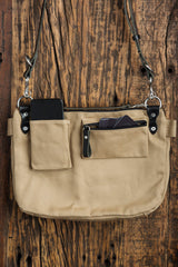 Explorer Lens Quiver | Canvas and Leather Messenger Bag