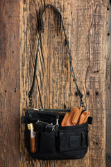 Explorer Lens Quiver | Canvas and Leather Messenger Bag