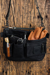 Explorer Lens Quiver | Canvas and Leather Messenger Bag