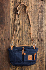 Explorer Lens Quiver | Canvas and Leather Messenger Bag