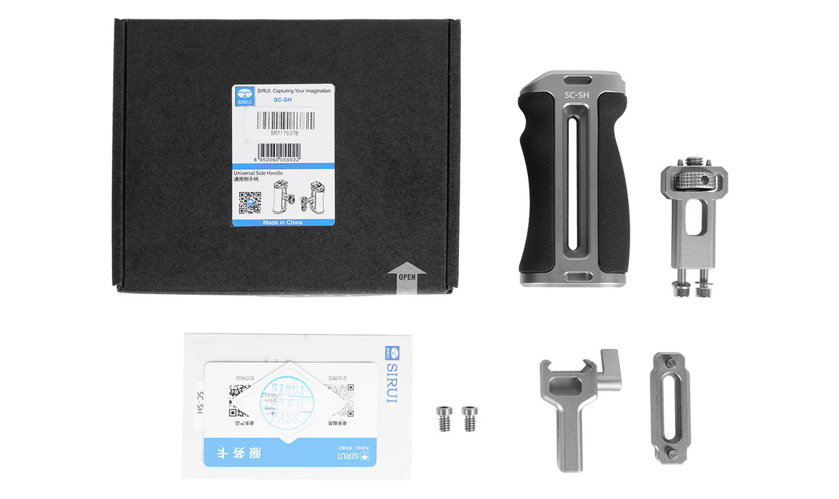 SIRUI Camera Cage Side Handle SC-SH with NATO and ARRI Installation Options