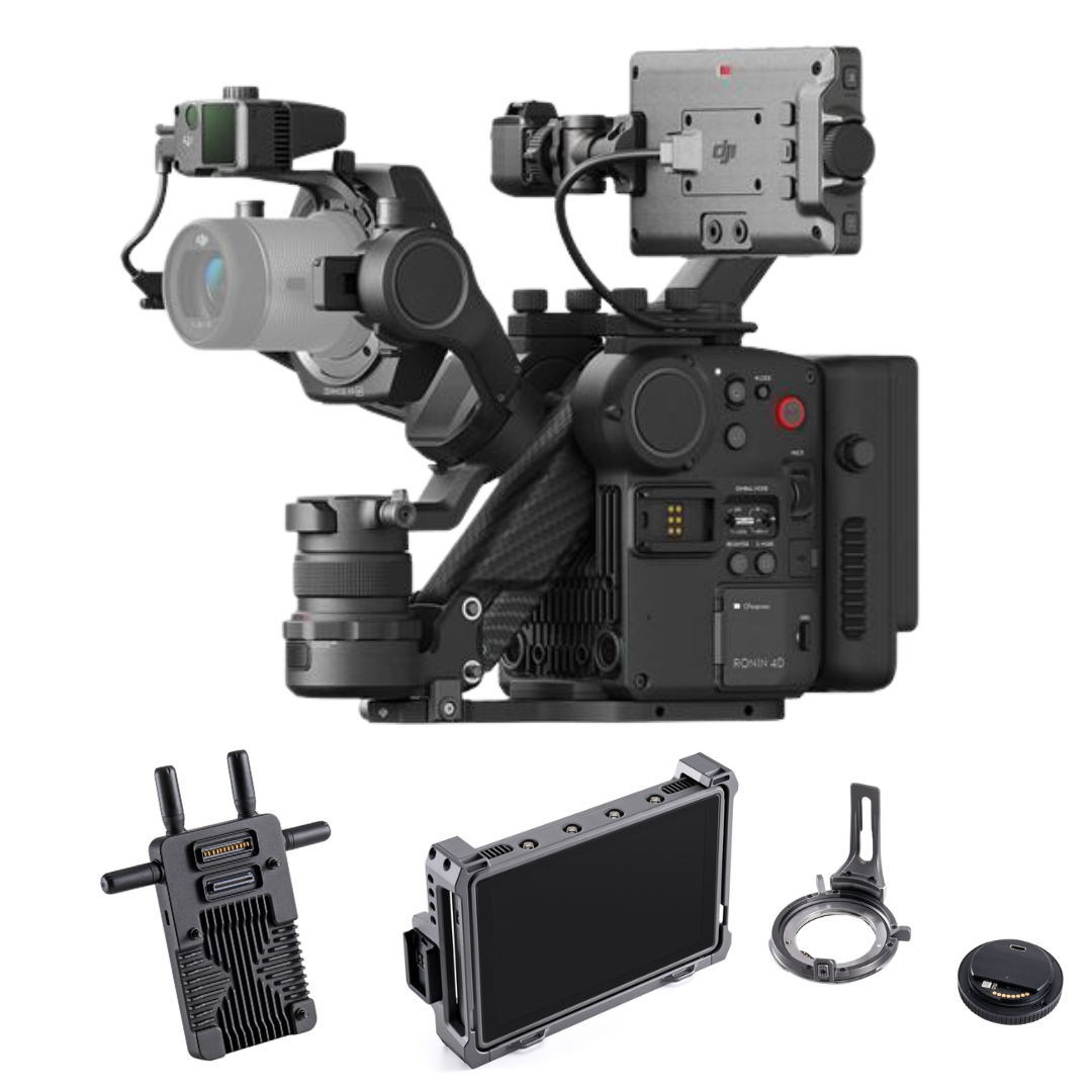 DJI Ronin 4D 4-Axis Cinema Camera 6K Combo Bundle (Includes DJI Ronin 4D Video Transmitter, DJI High-Bright Remote Monitor, DJI X9 E Mount Unit)