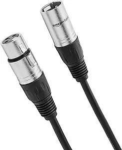 XLR Mail to Female 6ft Microphone Cable