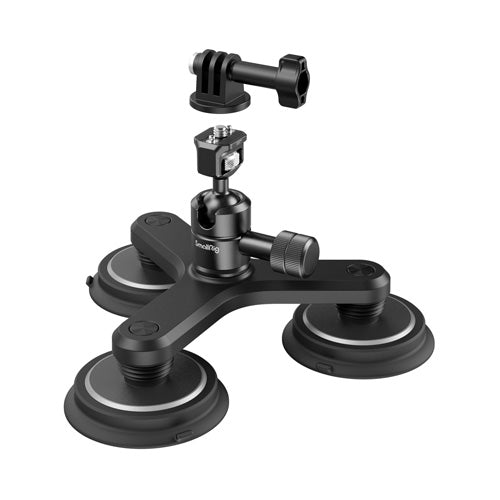 SmallRig Triple Magnetic Suction Cup Mounting Support Kit for Action Cameras