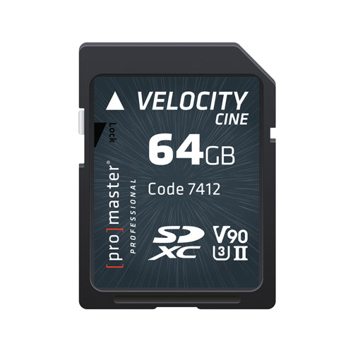 SDXC 64GB Velocity CINE