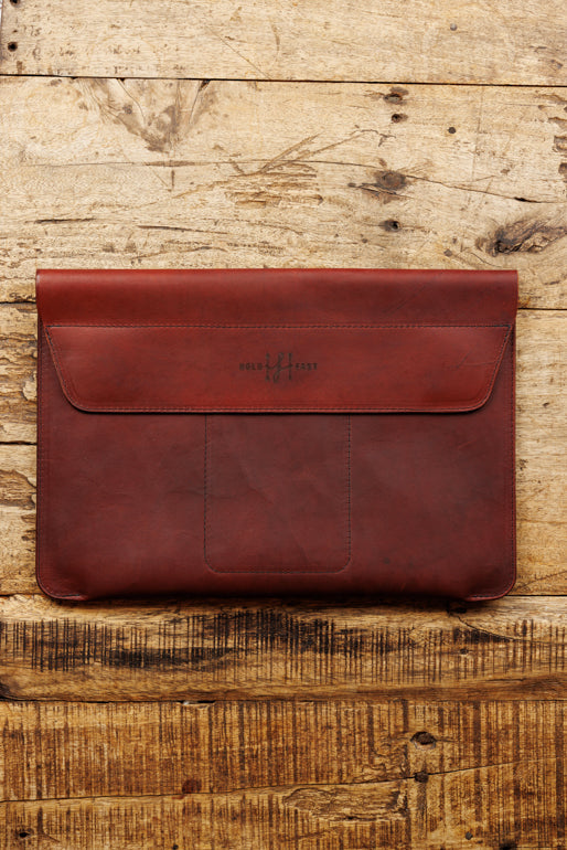 Padded Leather EDC Laptop Sleeve