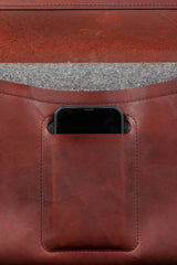 Padded Leather EDC Laptop Sleeve