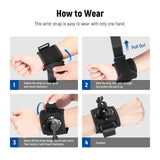 NEEWER Wrist Strap Mount with Thumbscrew Compatible with GoPro Hero