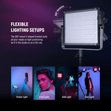 NEEWER 2 Pack RGB1200 LED Video Light