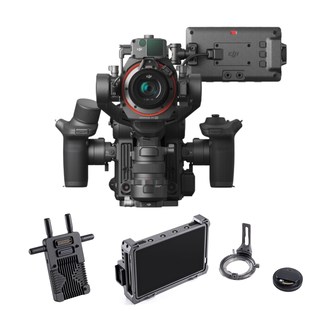 DJI Ronin 4D 4-Axis Cinema Camera 8K Combo Kit with DL PZ 17-28mm T3.0 ASPH Lens (Includes DJI Ronin 4D Video Transmitter, DJI High-Bright Remote Monitor, DJI X9 E Mount Unit)