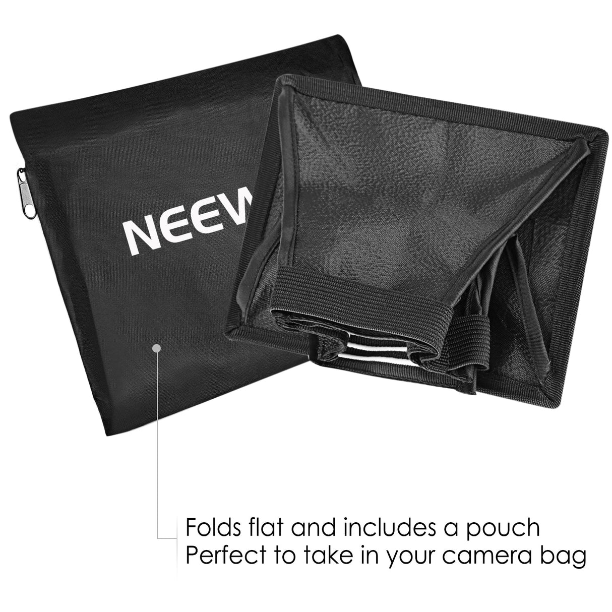 NEEWER Speedlite Flash Softbox and Reflector Diffuser Kit