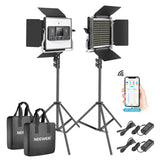 NEEWER 2-Pack SNL530 LED Video Lighting Kit