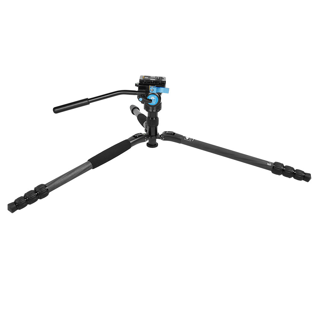 SIRUI T-024SK Carbon Fiber Tripod with VA-5X Compact Fluid Video Head (Only US)