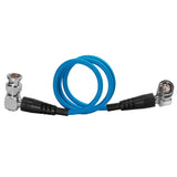 22" 12G SDI Right Angle Cable for 4K 60p Camera Monitors and Transmitters