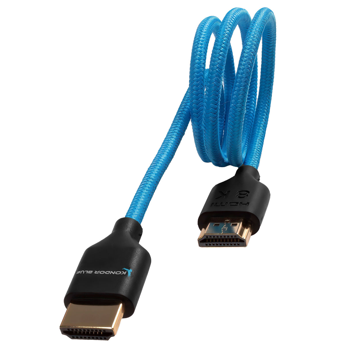 2FT HDMI 2.0 Braided Blue Cable