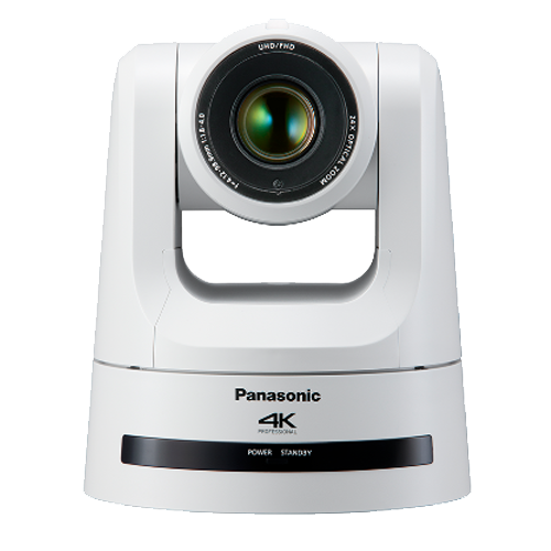 Panasonic AW-UE100 24x 4K NDI Professional PTZ Camera (White)