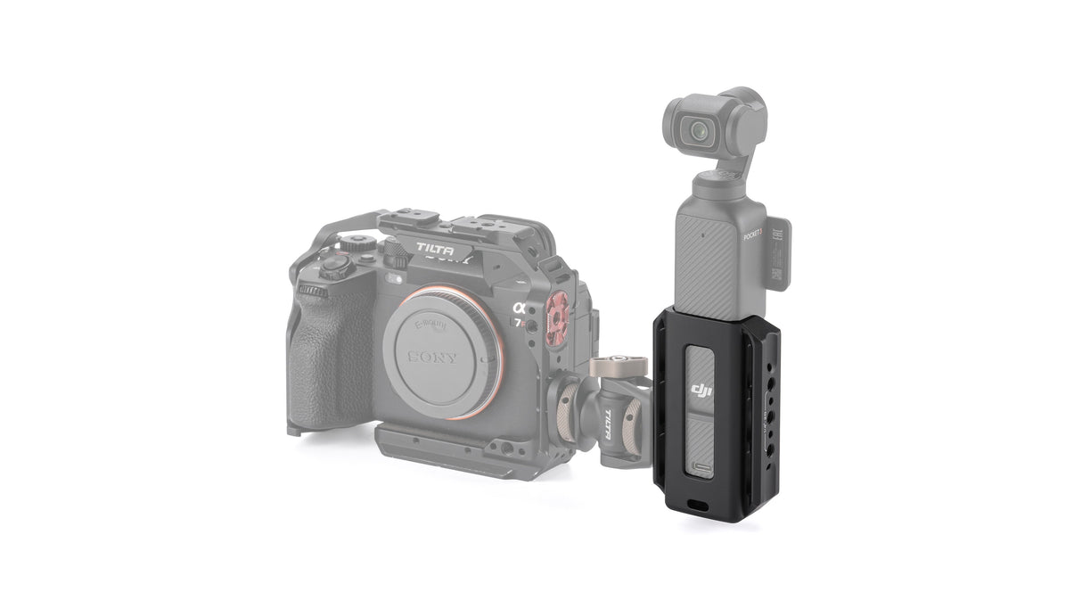 Accessory Mounting Expander for DJI Osmo Pocket 3 – Black