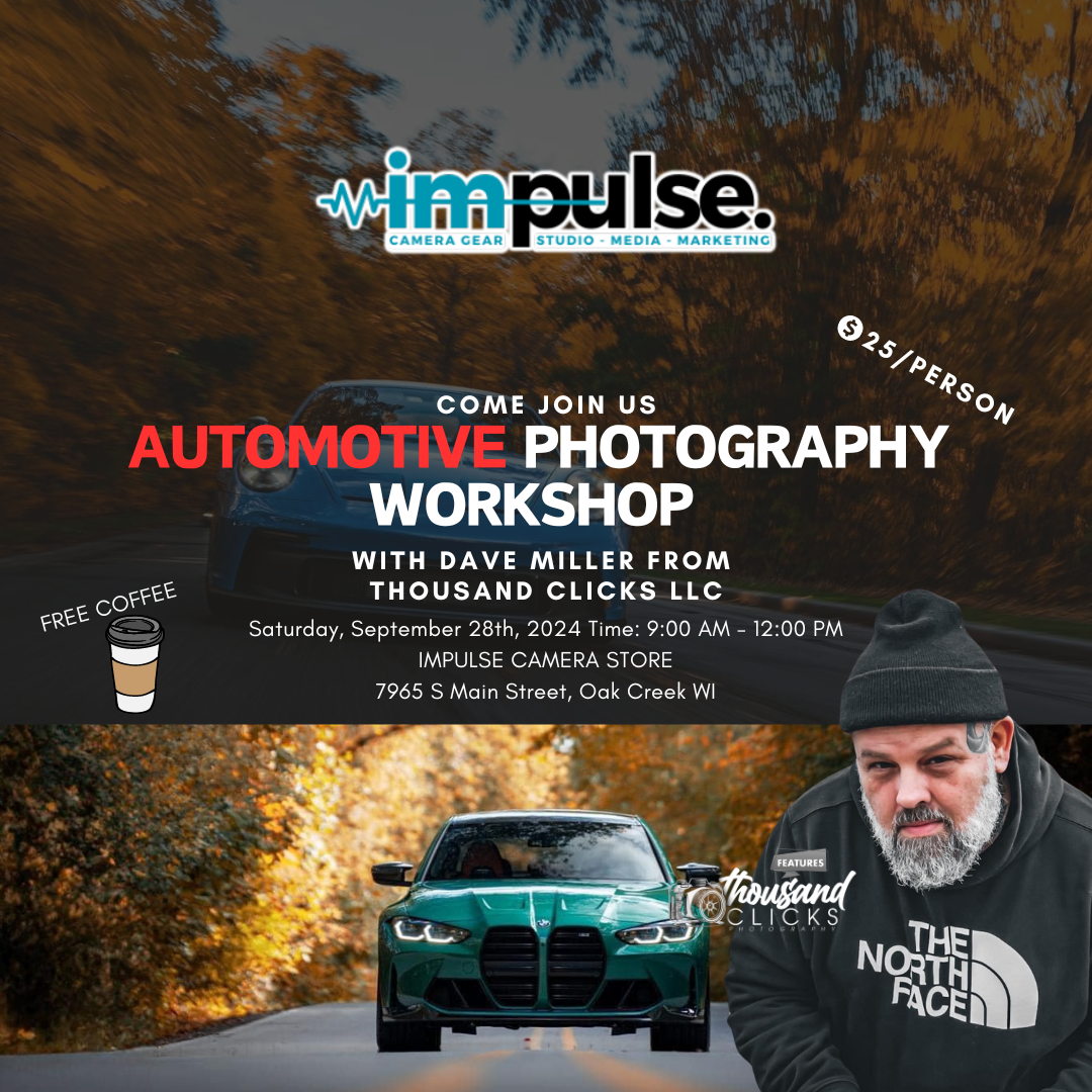 Automotive Photography Class with Dave Miller from Thousand Clicks LLC