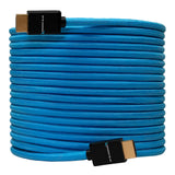 25FT HDMI 4K 30HZ Braided Blue Cable