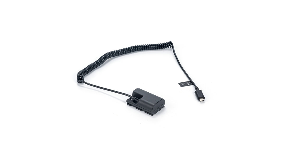 Canon LP-E6 Dummy Battery to USB-C PD Power Cable