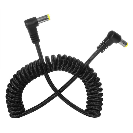 DC to DC 2.1/5.5 Male Coiled Power Cable