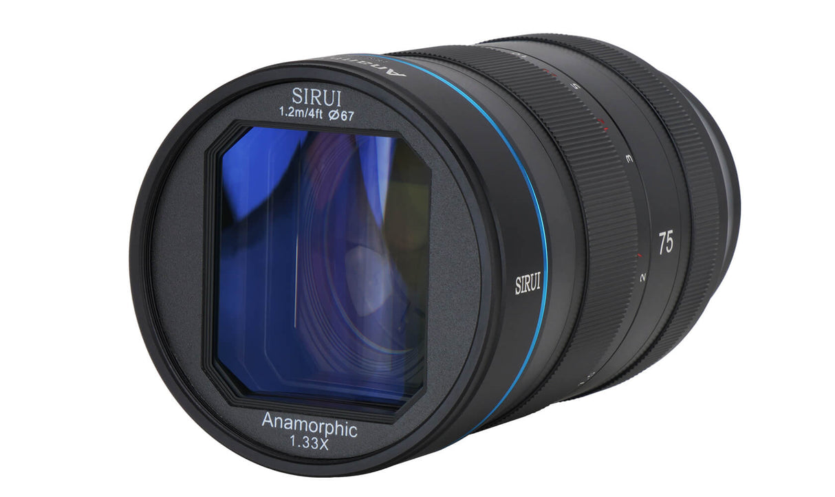 SIRUI 75mm F1.8 1.33X  APS-C Anamorphic Lens