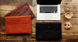 Padded Leather EDC Laptop Sleeve