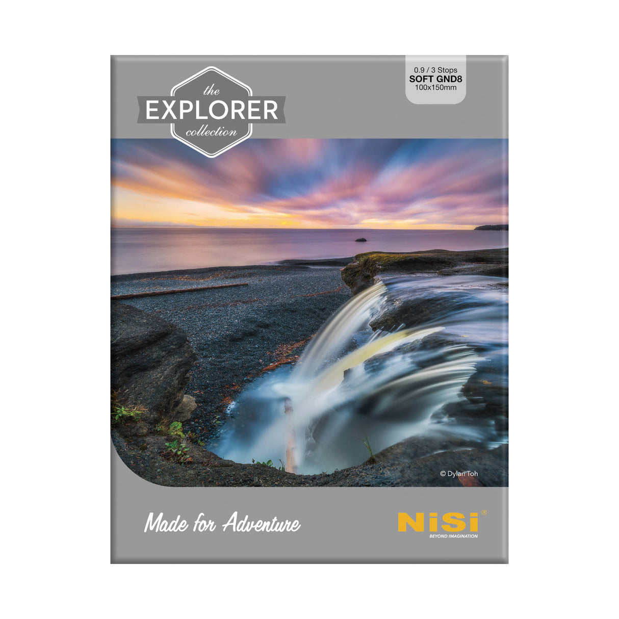 NiSi Explorer Collection 100x150mm Nano IR Soft Graduated Neutral Density Filter - GND8 (0.9) - 3 Stop